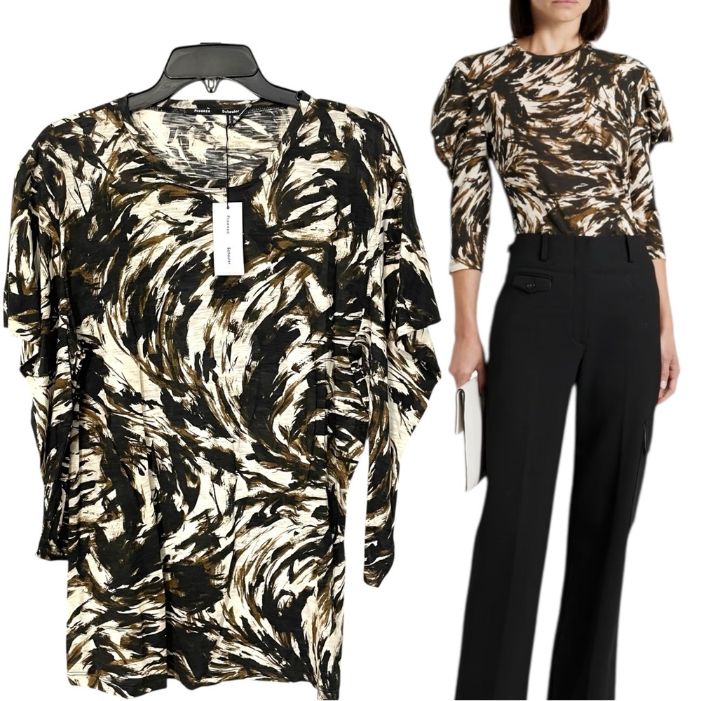 Proenza Schouler Abstract Print Women's Top